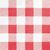 PVC Tablecloth in Red / White Checked Design - Liquid Resistant 1370 x 1370mm