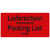 Versandaufkleber - Lieferschein innenliegend/Packing list inside - 100 x 50 mm, 1.000 Warnetiketten, Papier rot-schwarz