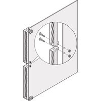 SCHROFF insteekbare frame-eenheid connector naar printplaat montageset, midden