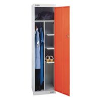 Uniform lockers - standard top, red door