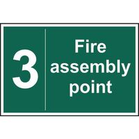 Fire Assembly Point 3 Sign