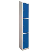Standard coloured lockers with sloping top