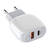 Wall charger LDNIO A2313C USB, USB-C 20W + USB to Lightning cable