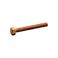 Toolcraft Hex Screw Brass Full Thread DIN 933 M3 x 20mm Pack Of 10