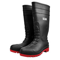 Scan W-6038 BLACK Safety Wellingtons UK 6 EUR 39