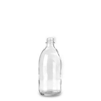 Butle wąska szyja szkło sodowe-wapniowe przezroczyste Pojemność nominalna 250 ml