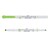 Szövegkiemelő kétvégű ZEBRA Mildliner cool & refined 1,4-4,0 mm zöld