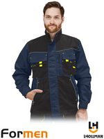 BLUZA OCHRONNA LH-FMN-J_GBYM GRANATOWO-CZARNO-ŻÓŁTY L