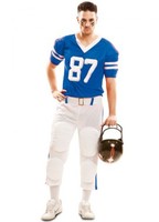 Disfraz de Jugador de Fútbol Americano azul para hombre XL