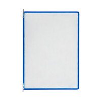 Flip Display Pocket "Technic" / Pocket for Price List Holder / Single Pocket for Poster Info Stand "Technic" | blue A4
