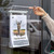 Leaflet Dispenser / Leaflet Holder / Leaflet Hanger "Nil" for outdoor use, in acrylic, with cover | A5