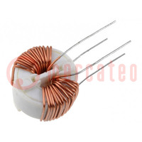 Inductor: wire; THT; 1mH; 1A; 70mΩ; -25÷120°C; 250V
