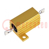 Resistor: wire-wound; with heatsink; screw; 470Ω; 15W; ±5%