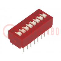 Switch: DIP-SWITCH; Poles number: 8; OFF-ON; 0.025A/25VDC; Pos: 2