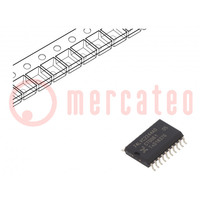 IC: digital; buffer,non-inverting,line driver; Ch: 8; CMOS,TTL