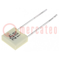 Capacitor: polyester; 22nF; 63VAC; 100VDC; 5mm; ±10%; 2.5x6.5x7.2mm
