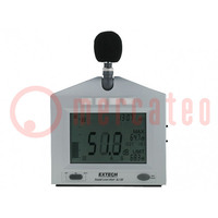 Meter: sound level; LCD; Sound level: 30÷130dB; 0.0315÷8kHz; 285g