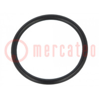 O-ring tömítés; kaucsuk NBR; Thk: 3,5mm; Øbelső: 24mm; fekete