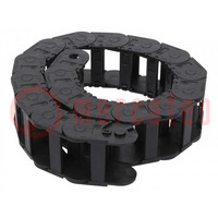 Cable chain; 2600/2700; Bend.rad: 250mm; L: 1008mm; Int.width: 65mm