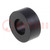 Spacer sleeve; cylindrical; polystyrene; L: 3mm; Øout: 7mm; black