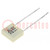 Capacitor: polyester; 22nF; 63VAC; 100VDC; 5mm; ±10%; 2.5x6.5x7.2mm