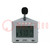 Meter: sound level; LCD; Sound level: 30÷130dB; 0.0315÷8kHz; 285g