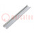 DIN rail; steel; W: 35mm; L: 225mm; MNX; Plating: zinc