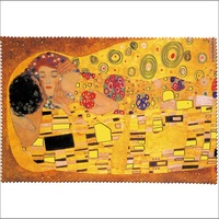 Szemüvegtörlő kendő Fridolin Gustav Klimt ´A csók´