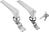 Drehriegel Edelstahl mit L-Griff 1.4401, abschließbar, Gehäusedurchmesser 32 mm