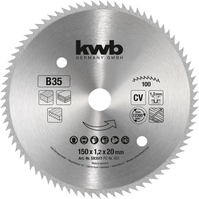 kwb 583511 cirkelzaagblad 15 cm 1 stuk(s)