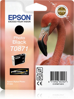 Epson Flamingo Wkład atramentowy Photo Black T0871 Ultra Gloss High-Gloss 2