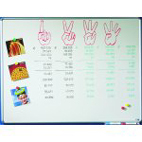 Smit Visual Whiteboard enamel Design profile 90 x 120 cm tablica 900 x 1200 mm