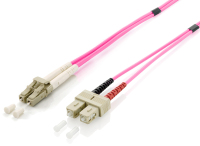 Equip 255539 InfiniBand/fibre optic cable 0,5 m LC SC OM4 Violet