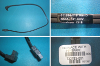 HP Hard drive SATA cable cavo SATA 0,356 m Nero