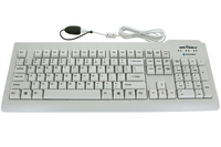 Seal Shield Silver Seal keyboard USB QWERTY US English White