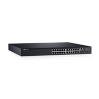 DELL N1524P Zarządzany L3 Gigabit Ethernet (10/100/1000) Obsługa PoE 1U Czarny