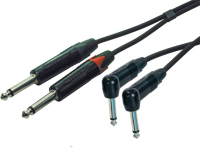 Contrik 2 x 6.35mm/2 x 6.35mm M/M 1.5m Audio-Kabel 1,5 m 2 x 6.35mm TS Schwarz