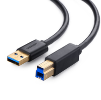 Ugreen 10372 USB kábel 2 M USB 3.2 Gen 1 (3.1 Gen 1) USB A USB B Fekete