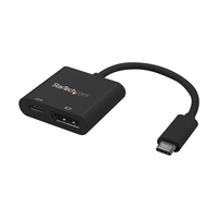 StarTech.com USB-C auf DisplayPort Adapter mit Power Delivery - 4K 60Hz HBR2 - USB-C auf DP 1.2 Alt Mode Videoadapter mit 60W PD Pass-Through Laden - Thunderbolt 3 Kompatibel