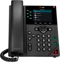 POLY Telefono IP VVX 350 a 6 linee abilitato per PoE