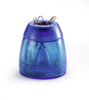 Durable TREND pojemnik na spinacze Niebieski, Przezroczysty