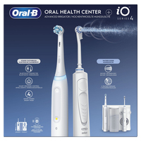 Oral-B iO4 & OxyJet Erwachsener Rotierende-vibrierende Zahnbürste Weiß