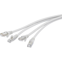 Renkforce RF-4288938 netwerkkabel Grijs 3 m Cat6a S/FTP (S-STP)