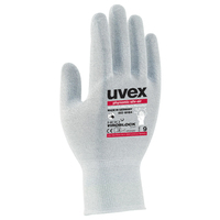 Uvex 60085 Hygienehandschuhe Grau Karbon, Polyamid
