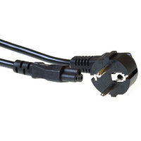 ACT AK5408 cable de transmisión Negro 1,5 m CEE7/7 C5 acoplador