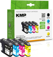 KMP B62VX inktcartridge 4 stuk(s) Compatibel Zwart, Cyaan, Magenta, Geel