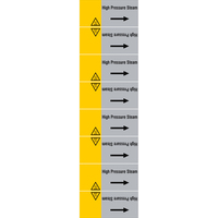 Brady ISO20560PM-135X500-HIGH PRESSURE STM selbstklebendes Etikett Rechteck Dauerhaft Mehrfarbig