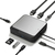 ALOGIC DUCH2 laptop dock & poortreplicator Bedraad USB 3.2 Gen 2 (3.1 Gen 2) Type-C Zwart, Grijs