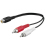 Goobay AVK 108-0020 0.2m SB Audio-Kabel 0,2 m RCA 2 x RCA Schwarz, Rot, Weiß