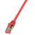 LogiLink 10m Cat.6 S/FTP kabel sieciowy Czerwony Cat6 S/FTP (S-STP)